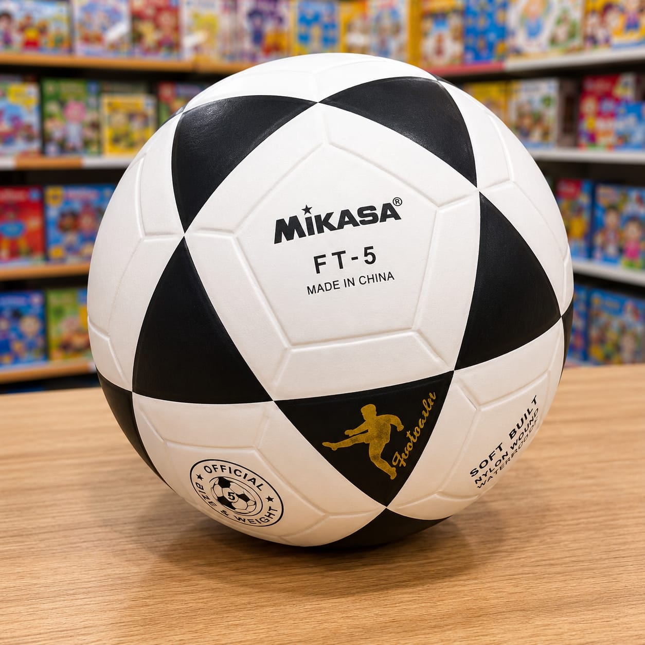 كرة قدم ميكاسا (Mikasa) موديل FT-5 الأيقونية