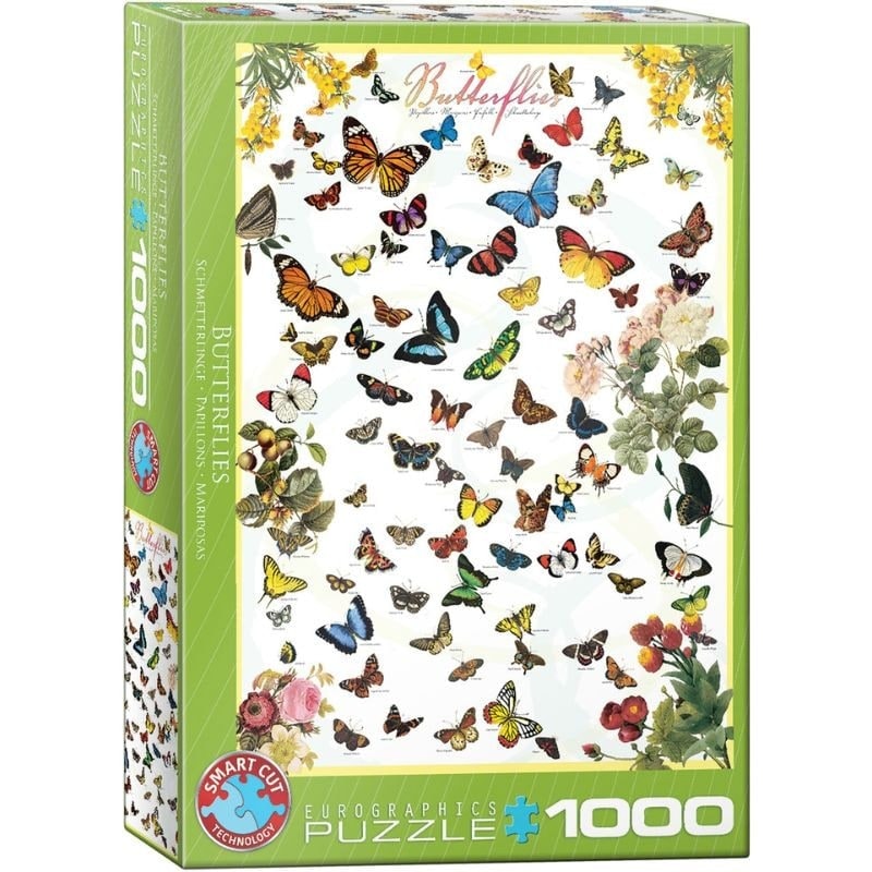 1000-Piece Butterfly Jigsaw Puzzle