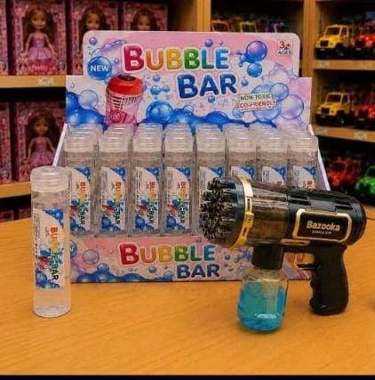 أنابيب سائل فقاعات الصابون (Bubble Bar) المخصصة للألعاب والأنشطة الخارجية الصيفية للأطفال