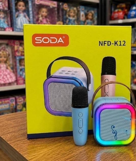 SODA NFD-K12 Portable Karaoke Speaker with Wireless Microphone